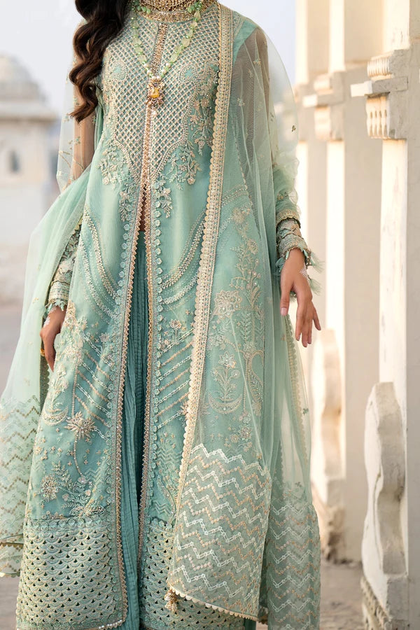 Ittehad | Dilruba Wedding Formals | ESDR76-SUT-GRN - Hoorain Designer Wear - Pakistani Ladies Branded Stitched Clothes in United Kingdom, United states, CA and Australia