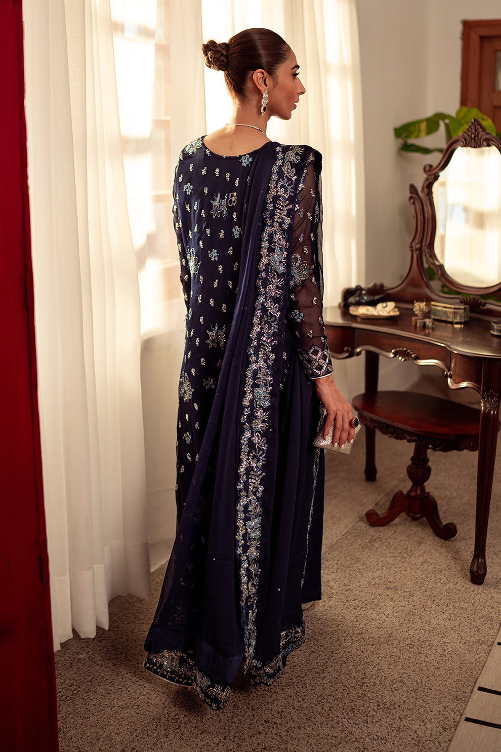 Neeshay | Dastaan Luxury Chiffon | Neelam