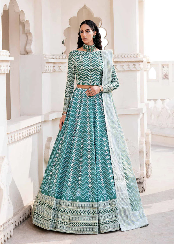 Akbar Aslam | Darbar Festive Formals | Gulrukh - Hoorain Designer Wear - Pakistani Ladies Branded Stitched Clothes in United Kingdom, United states, CA and Australia