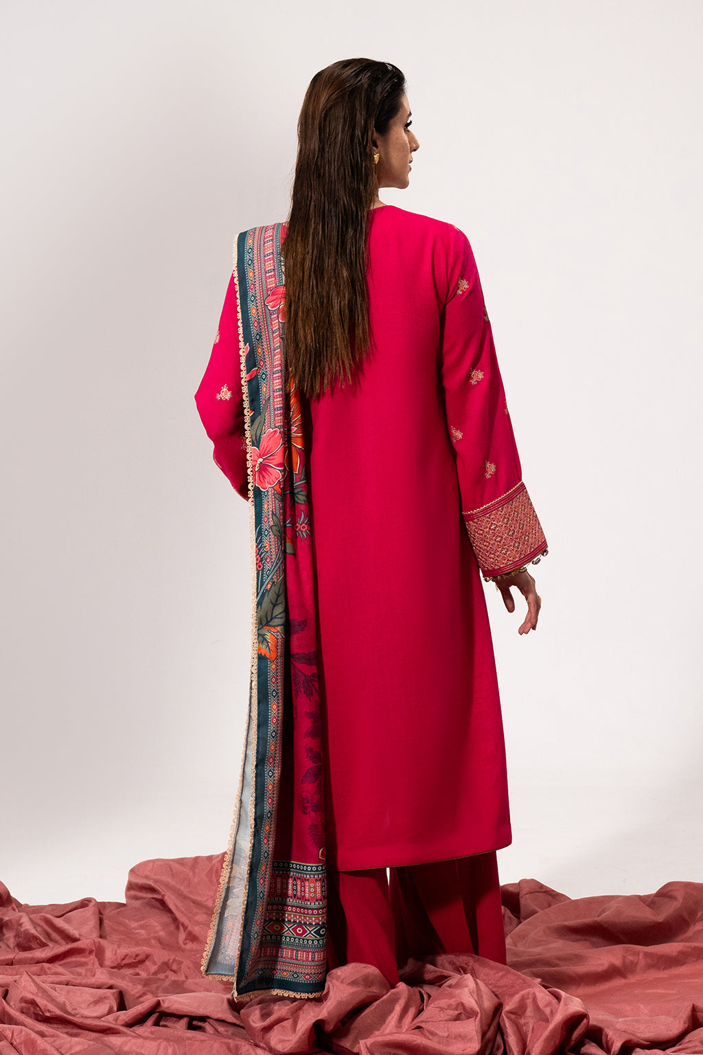 Saad Shaikh | Luminaa Winter 24 | FUCHSIA