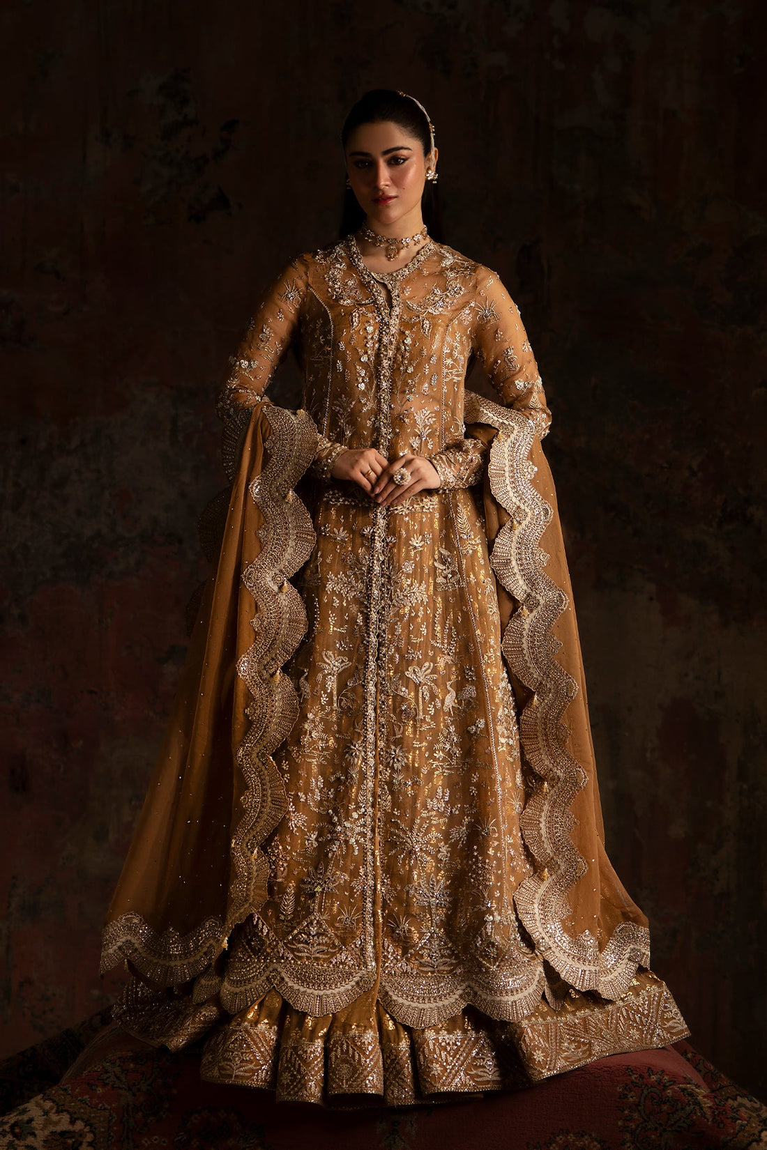 Formals - Pakistani Formal Dresses and Clothes - United Kingdom Tagged " Gold" Hoorain Designer Wear Formals - Pakistani Formal Dresses and Clothes - United Kingdom Tagged " Gold" Hoorain Designer Wear