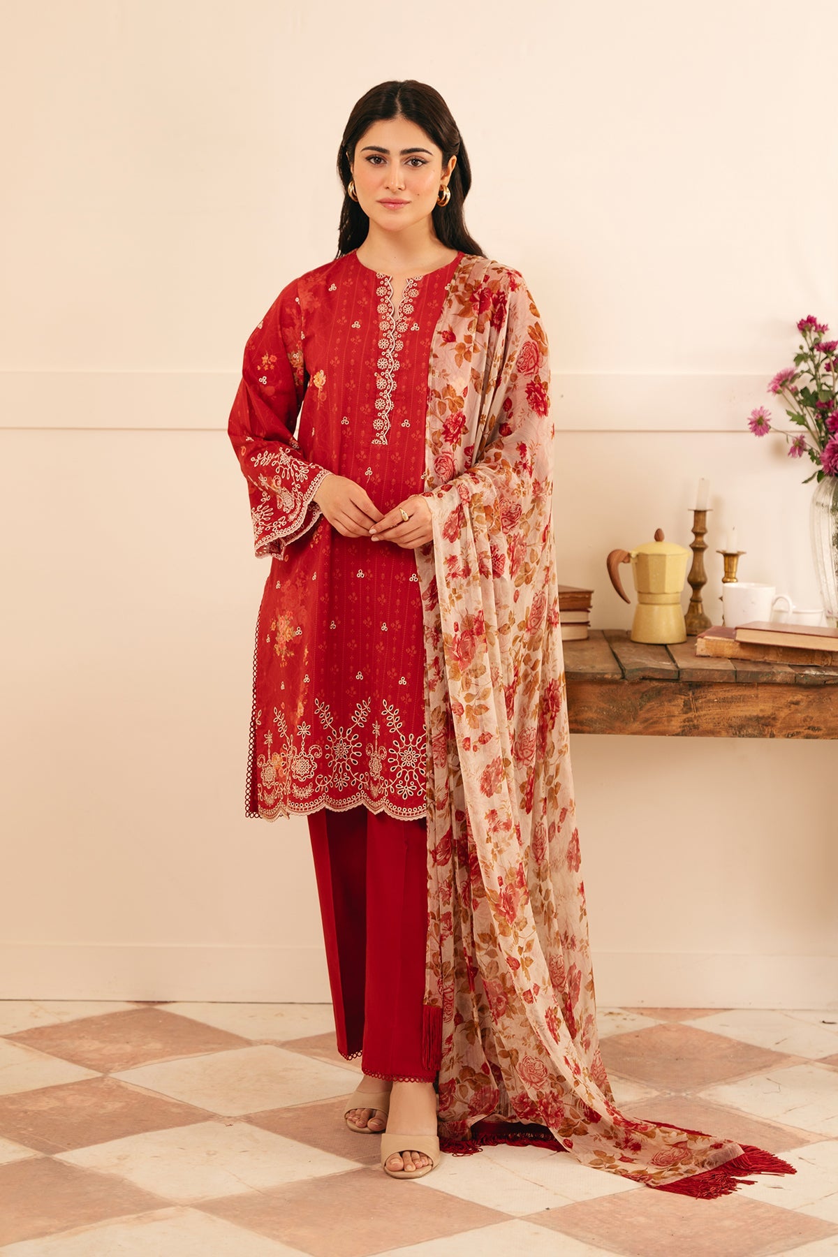 Sahar | Festive Edit | Antique Rosewood