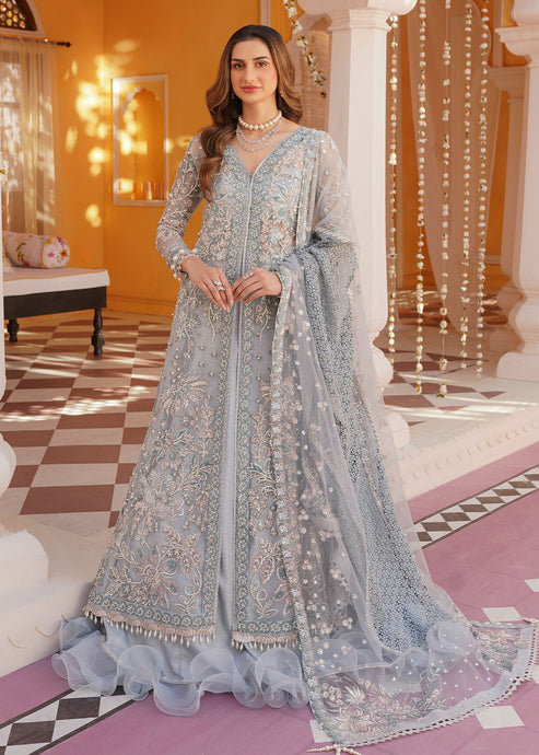 ice blue pakistani wedding dresses Ice blue Pakistani Indian Wedding Dresses, latest bridal Party Dress Embroidery Clothes Stitched Gown Mehndi Nikkah maxi Suit Outfit peshwas