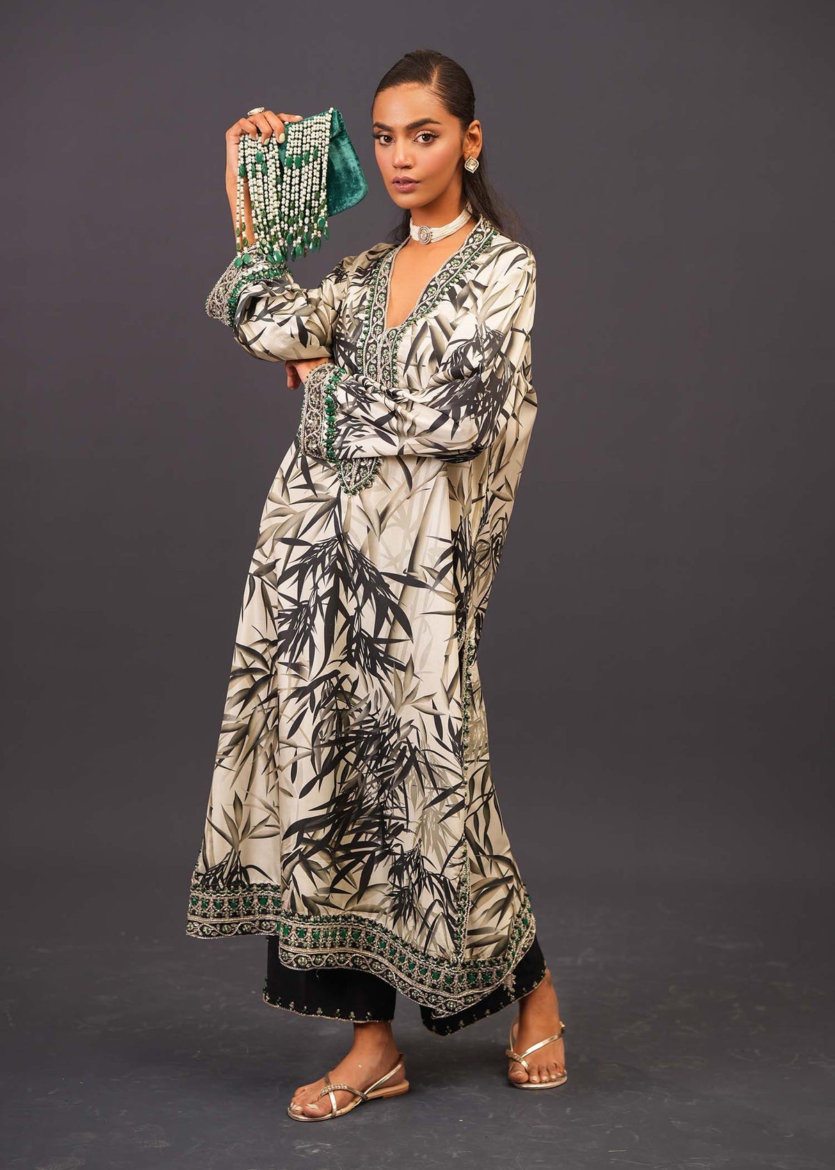 Mahgul | Emerald Hill Formals | Bamboo Jade - Pakistani Clothes for women, in United Kingdom and United States