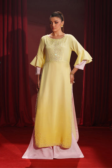 Fozia Khalid | Ombre Luxe | Sunset