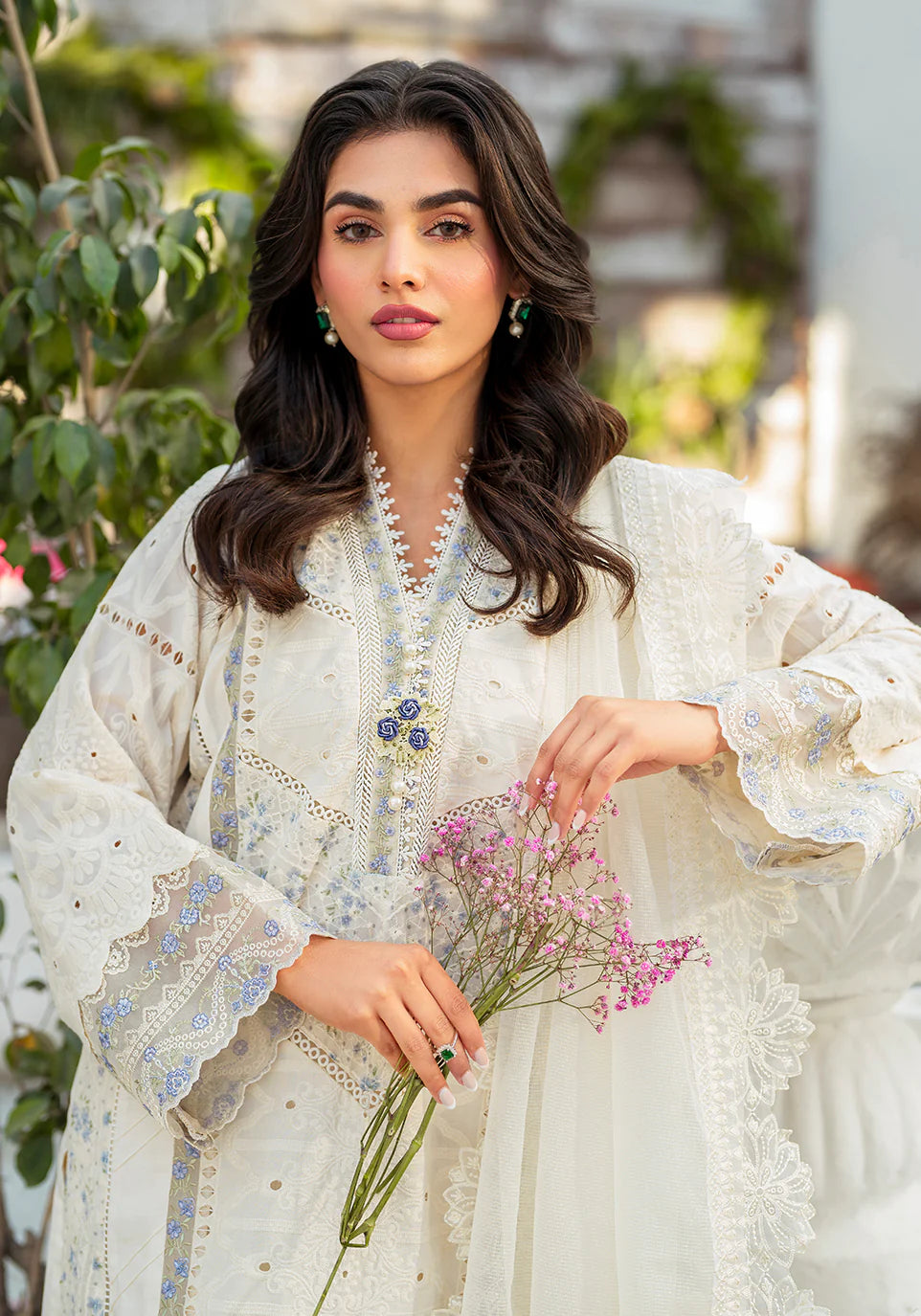 Zarqash | Belle Ame 24 | BL 002 Rosettes - Pakistani Clothes for women, in United Kingdom and United States