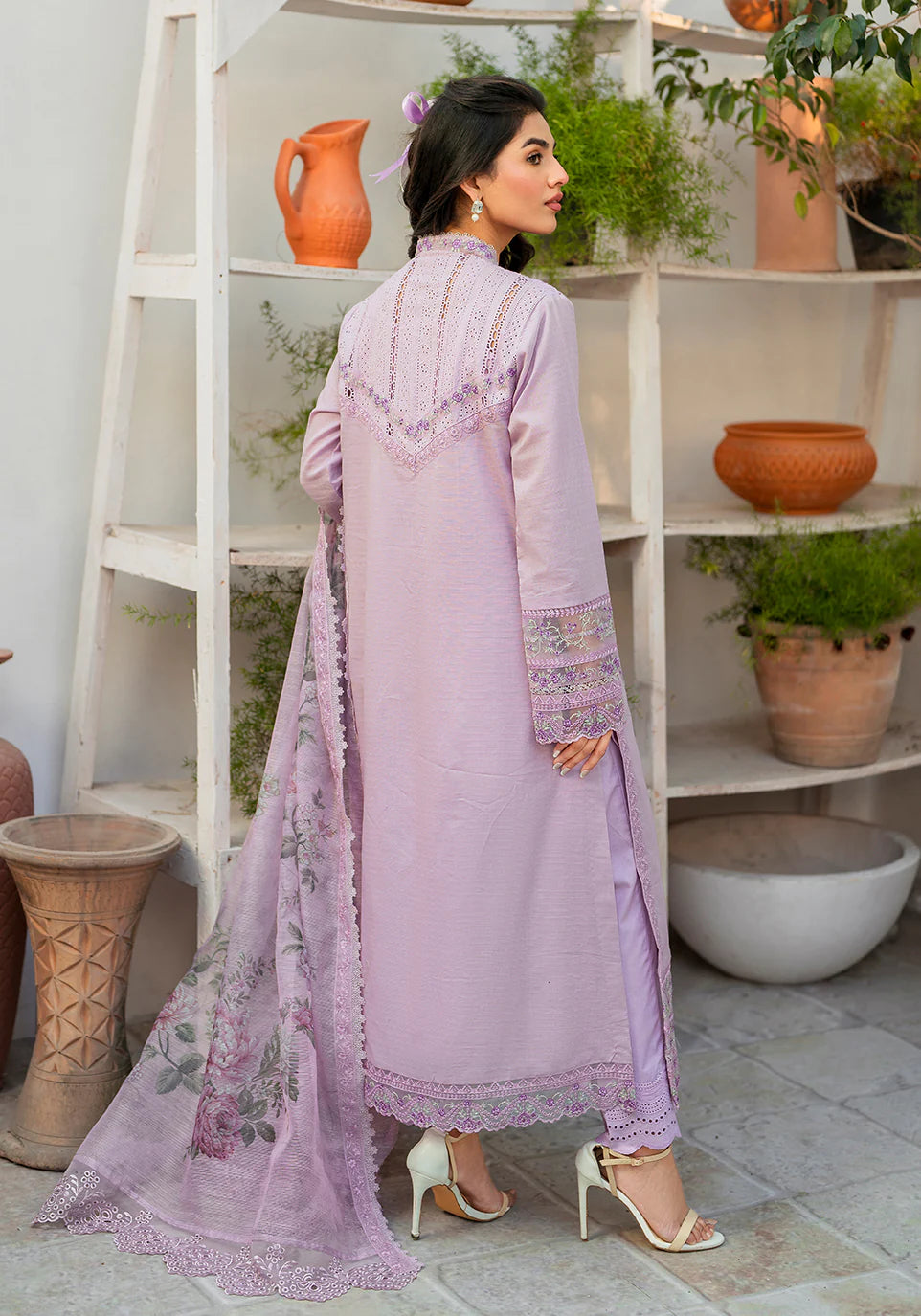 Zarqash | Belle Ame 24 | BL 005 Periwinkle - Pakistani Clothes for women, in United Kingdom and United States