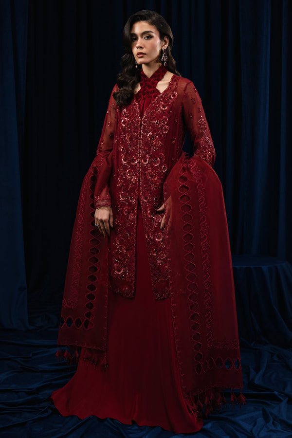 Qalamkar | Luxe Pret | CR-04 RIYA - Hoorain Designer Wear - Pakistani Ladies Branded Stitched Clothes in United Kingdom, United states, CA and Australia