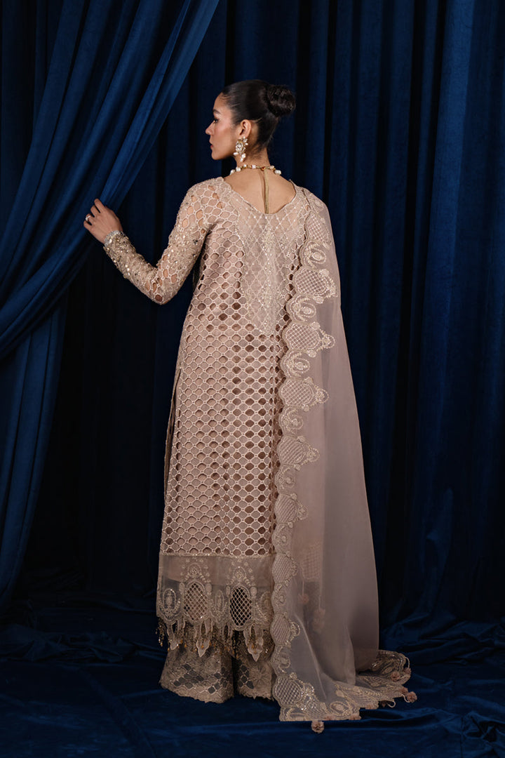 Qalamkar | Luxe Pret | CR-02 MARIYA - Hoorain Designer Wear - Pakistani Designer Clothes for women, in United Kingdom, United states, CA and Australia