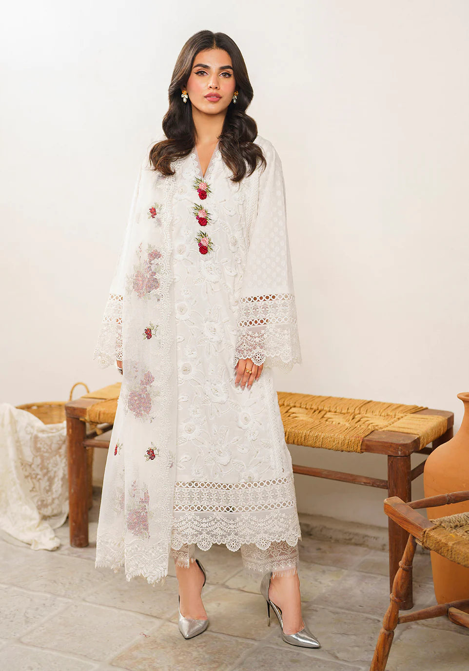 Zarqash | Belle Ame 24 | BL 012 BLANCHE - Pakistani Clothes for women, in United Kingdom and United States