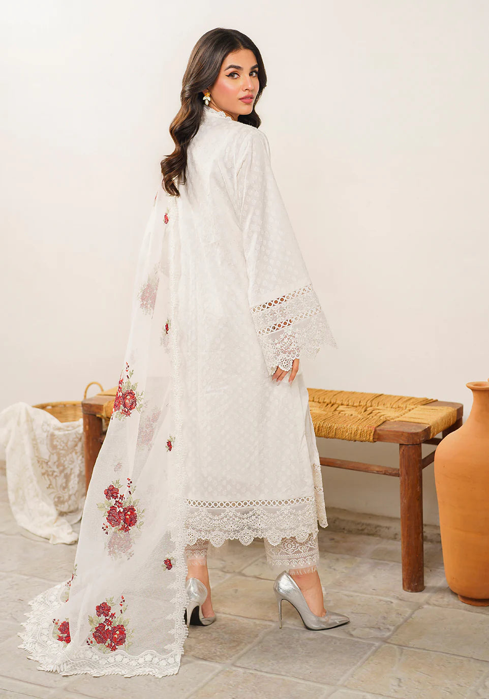 Zarqash | Belle Ame 24 | BL 012 BLANCHE - Pakistani Clothes for women, in United Kingdom and United States