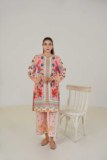 Maryam Hussain | Lawn Co Ord Sets | Set D-1