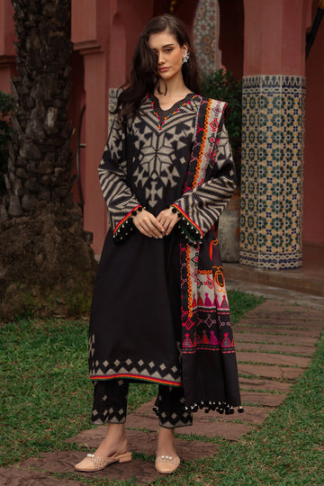 Charizma | C Prints Winter 25 | 
3-PC Unstitched Printed Linen Collection CPW5-06