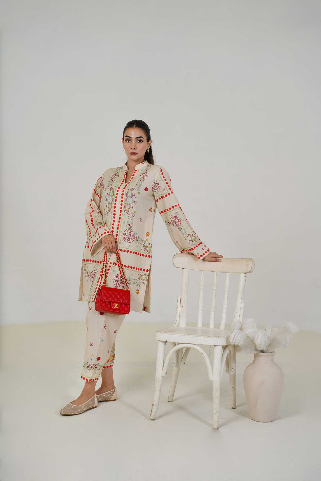Maryam Hussain | Lawn Co Ord Sets | Set D-4