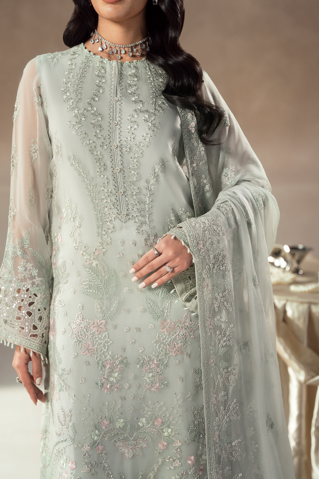 Lavish Premium | Afsanah Formals | FROSTED SERENITY
