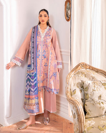 Roheenaz | Aezel Embroidered Cambric | Wareesha