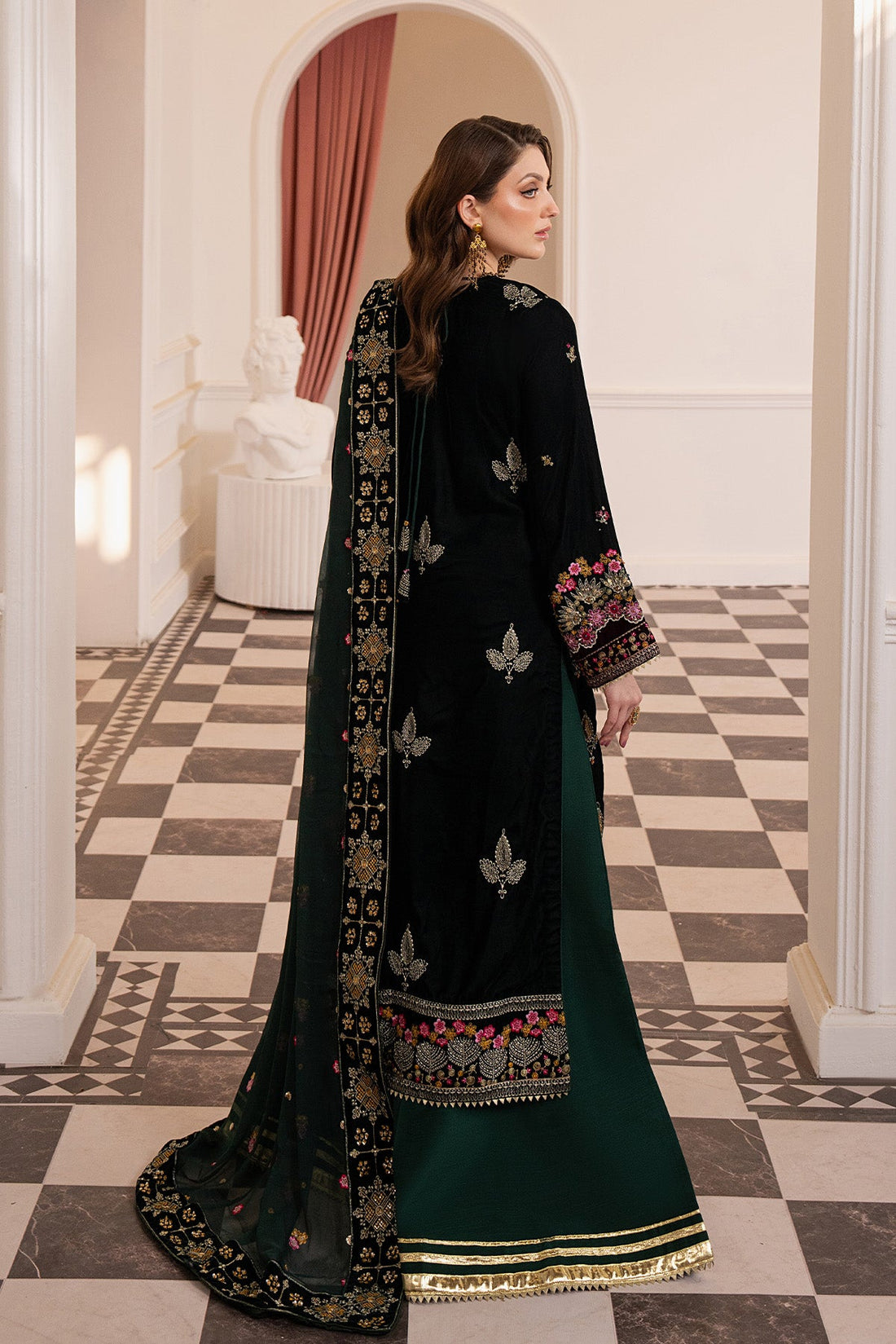 Raeesa Premium | Noirah Velvet | NV-004