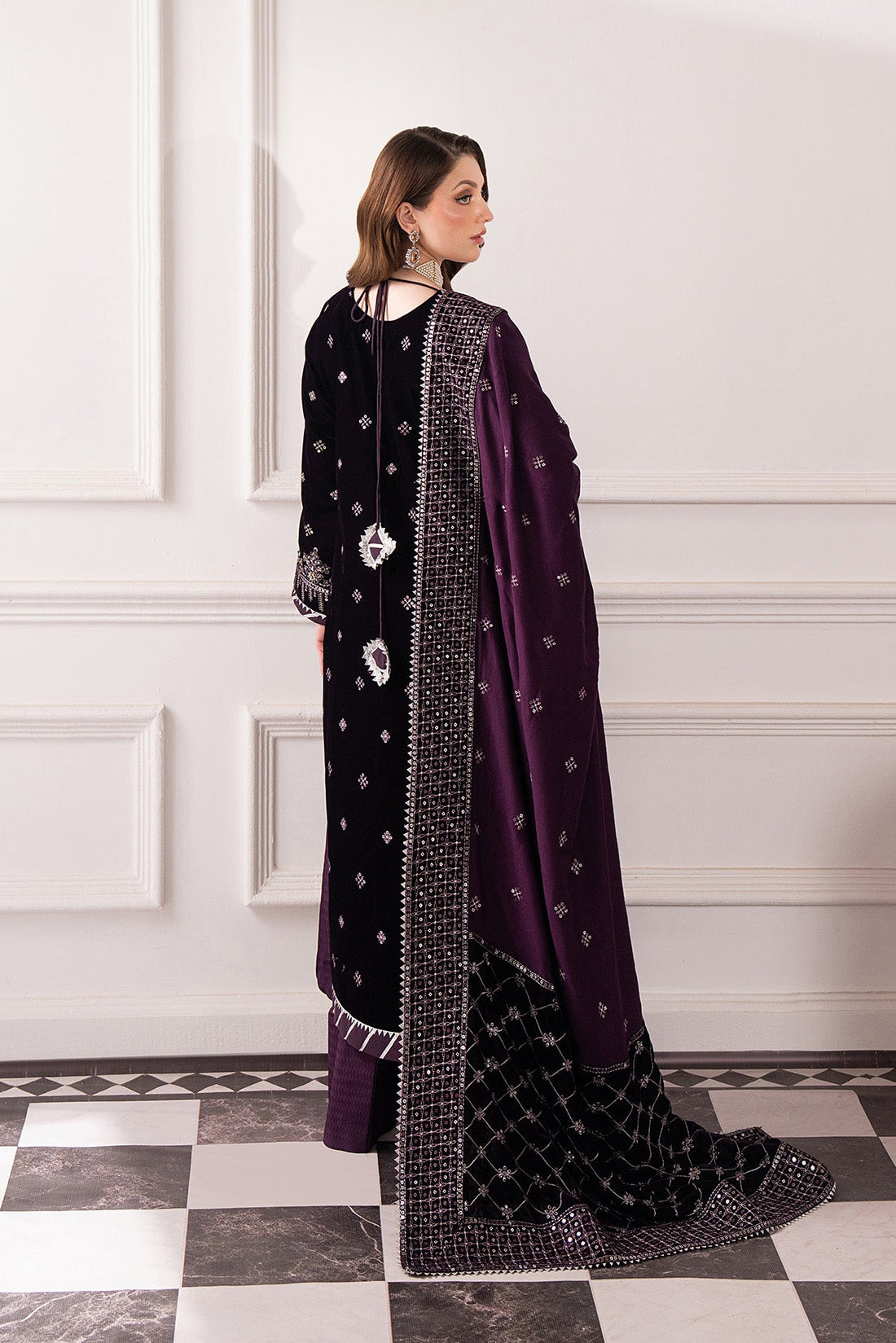 Raeesa Premium | Noirah Velvet | NV-001