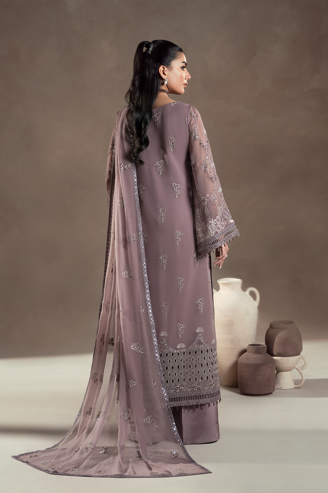 Lavish Premium | Afsanah Formals | MAUVE MYSTIQUE