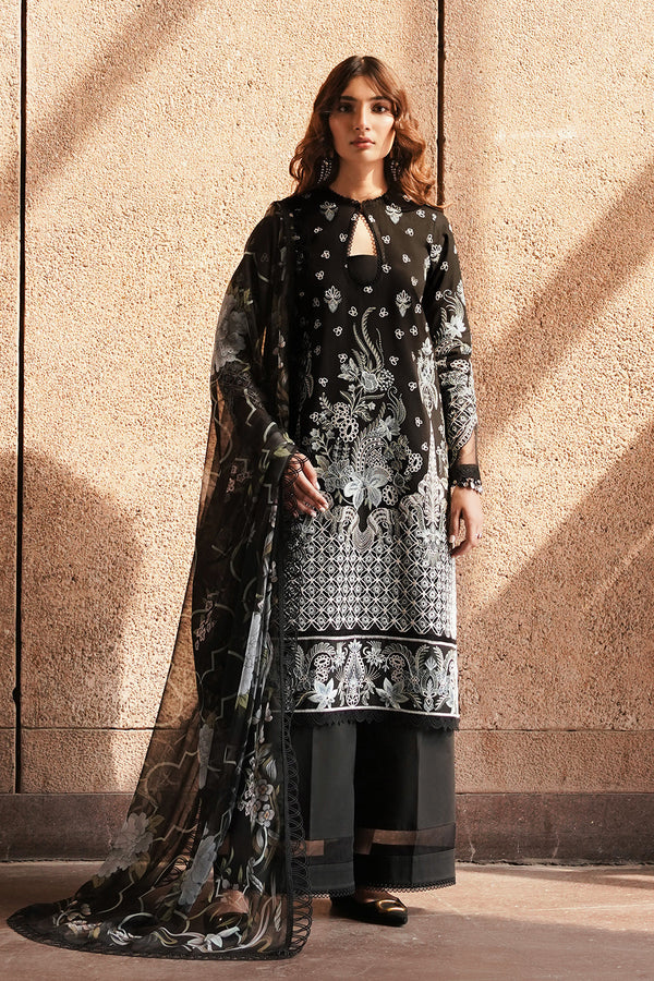 Afrozeh | Chikankari Lawn 24 |   Caviar - Hoorain Designer Wear - Pakistani Designer Clothes for women, in United Kingdom, United states, CA and Australia