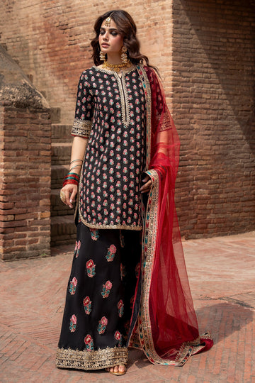Charizma | Festive Pret | 3-PC Embroidered Raw Silk CMA-6-355