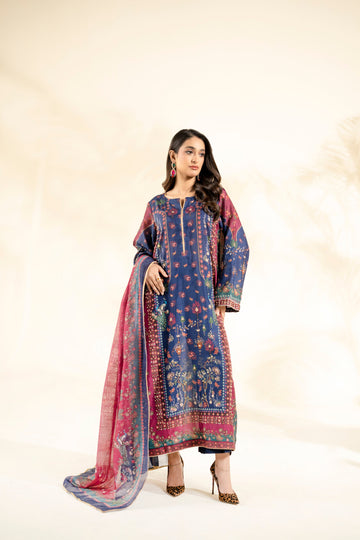 Faiza Faisal | Elara Luxury Pret | ROUGE NAVY