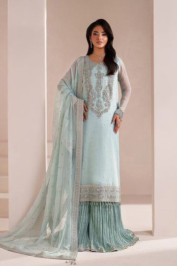 Alizeh | Aymal Handcrafted Luxury Formals | AF-BHM-4063-Azure