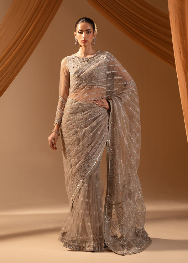 Paras by Pasha | Noor -e- Jahan Saree Collection | Abr-e-Shaam