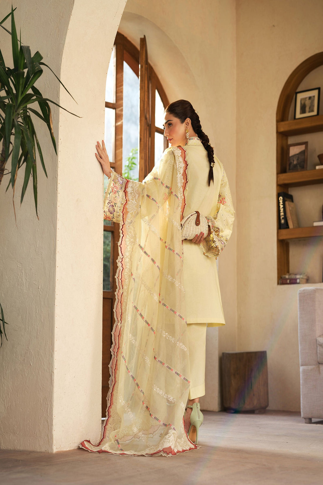 Maryam Hussain | Luxury Lawn 25 |  Lemon Garden