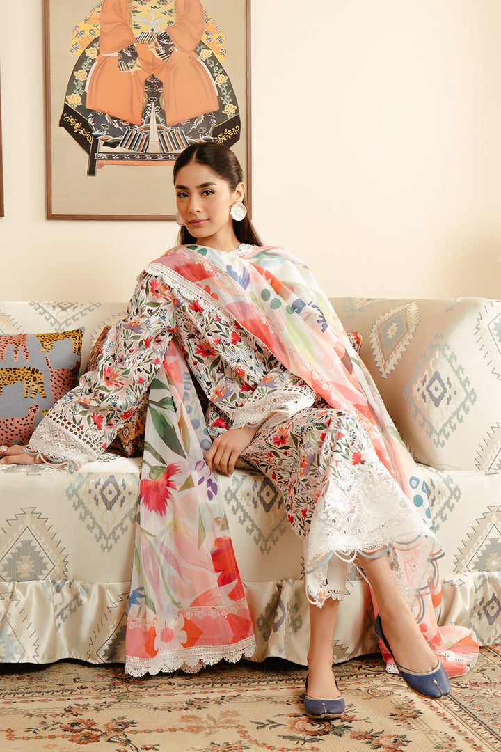 Afrozeh | Malina Lawn Collection| Elira - Hoorain Designer Wear - Pakistani Ladies Branded Stitched Clothes in United Kingdom, United states, CA and Australia
