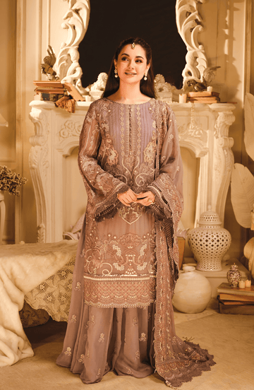 HSY | Rehana Wedding Formal | Suroor - Embroidered Chiffon Ensemble