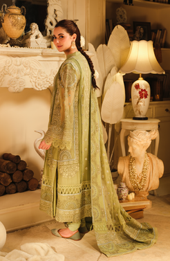 HSY | Rehana Wedding Formal | Husn - Embroidered Chiffon Ensemble