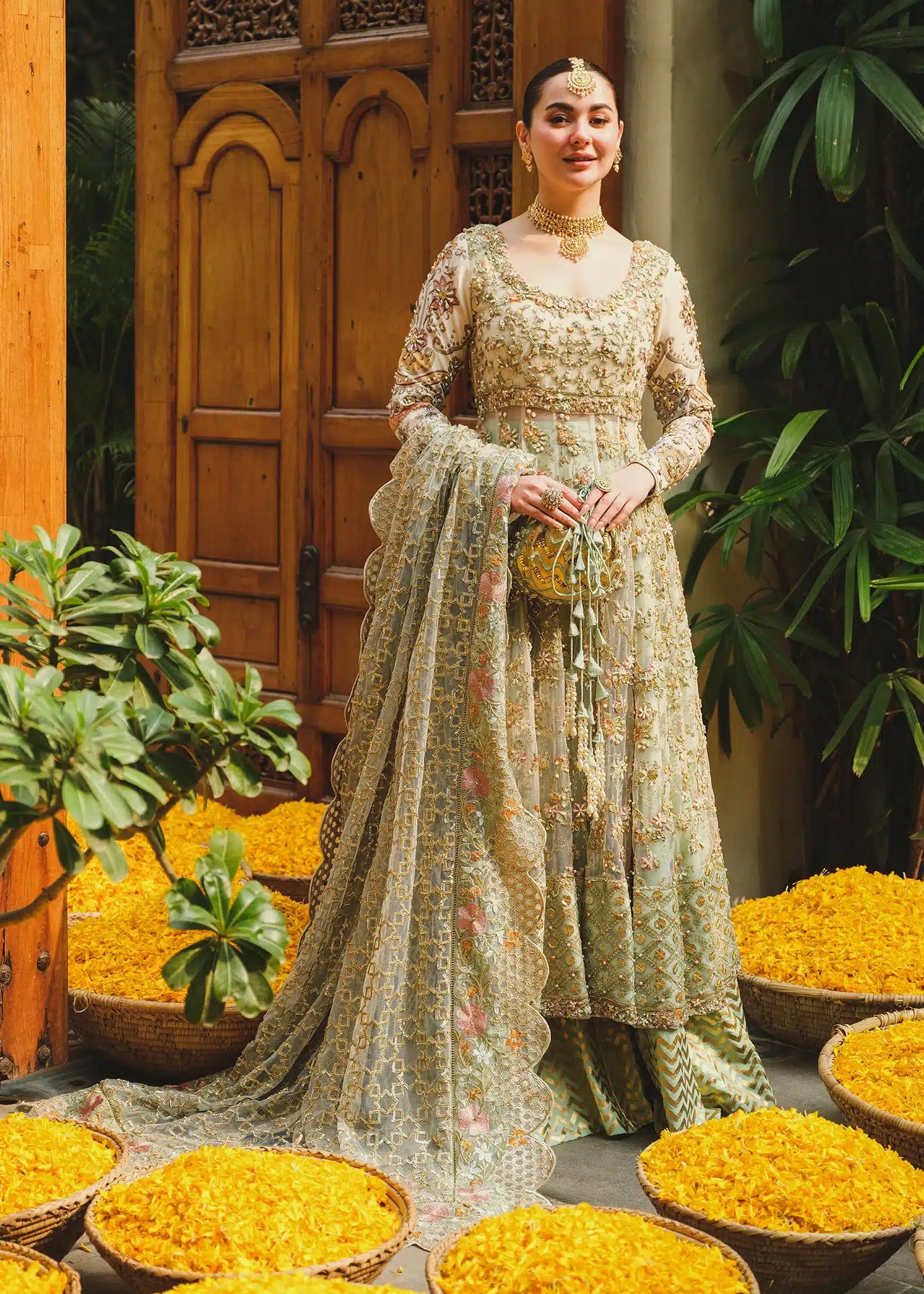 Saira Shakira | Wedding Collection 24 | Taupe - Pakistani Clothes for women, in United Kingdom and United States