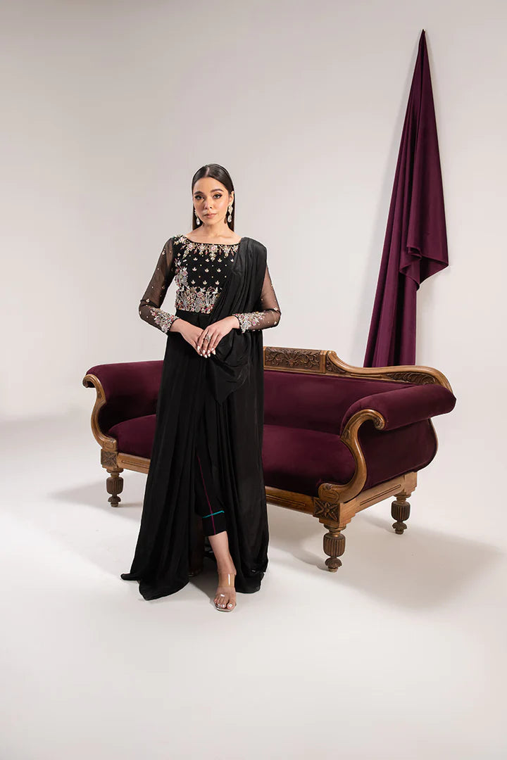 Maria Osama Khan | Tiffany Formals | Obsidian - Pakistani Clothes for women, in United Kingdom and United States