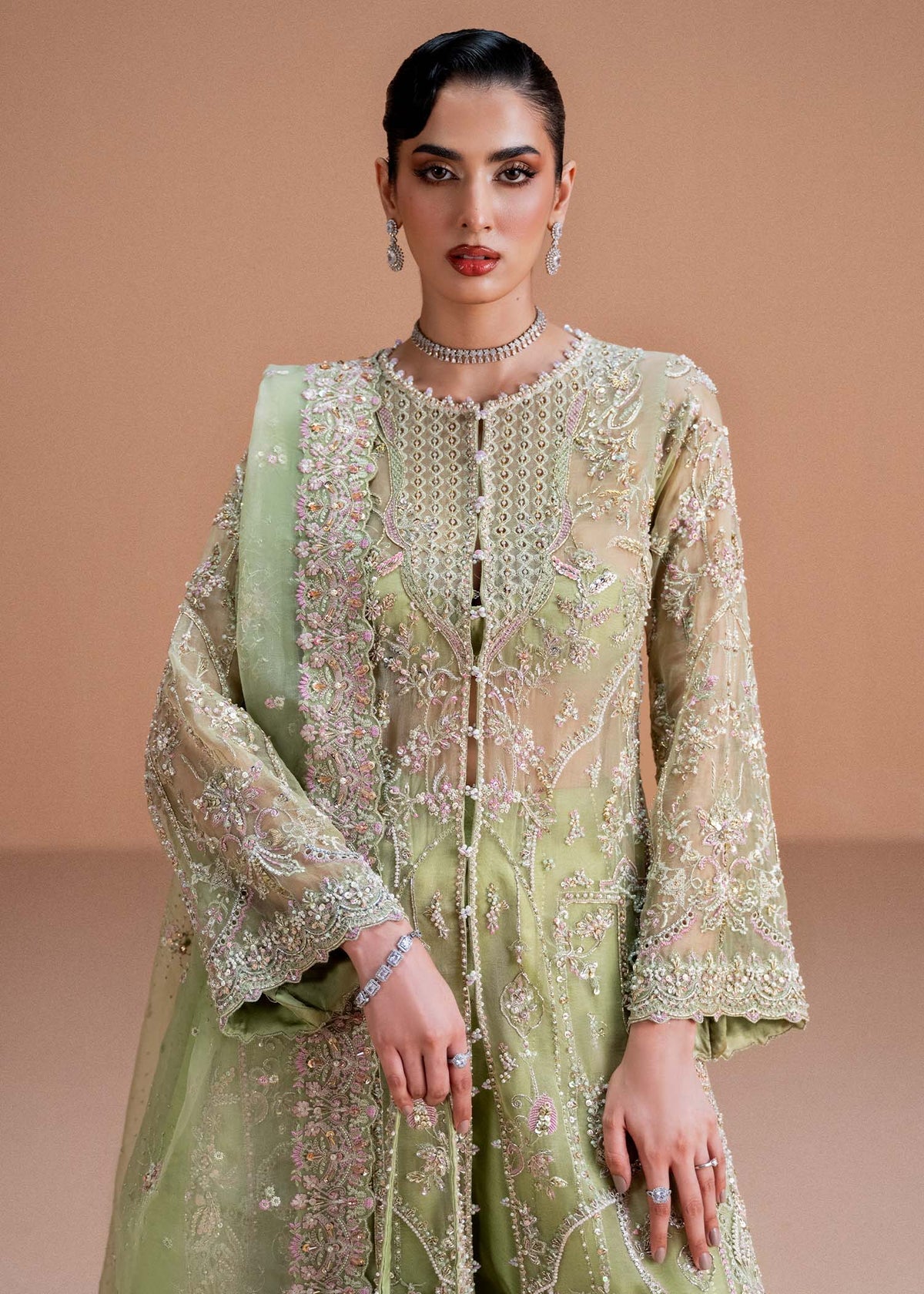 kanwal malik green dress Amina Sultan captivates in our bottle green Neva outfit, showcasing a  perfect balance of grace and modernity. Make your mark with a style that  speaks volumes, #KanwalMalikClients#KanwalMalikOfficial