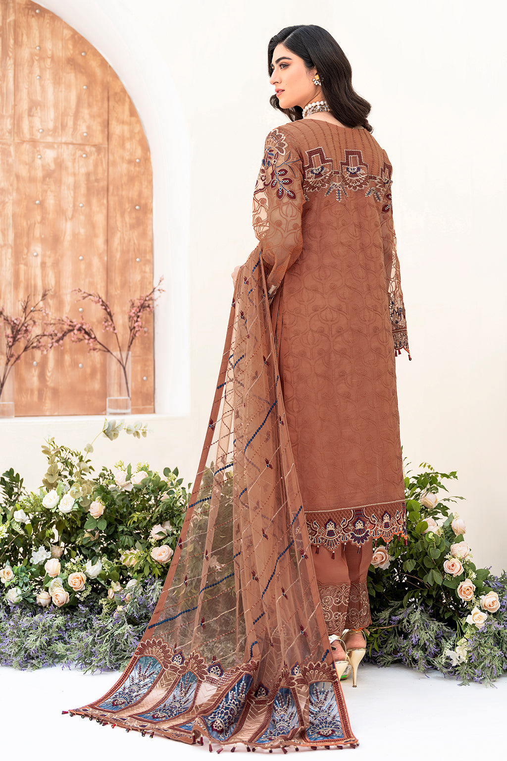 Ramsha | Minhal Organza Collection | M-808 - Pakistani Clothes for women, in United Kingdom and United States