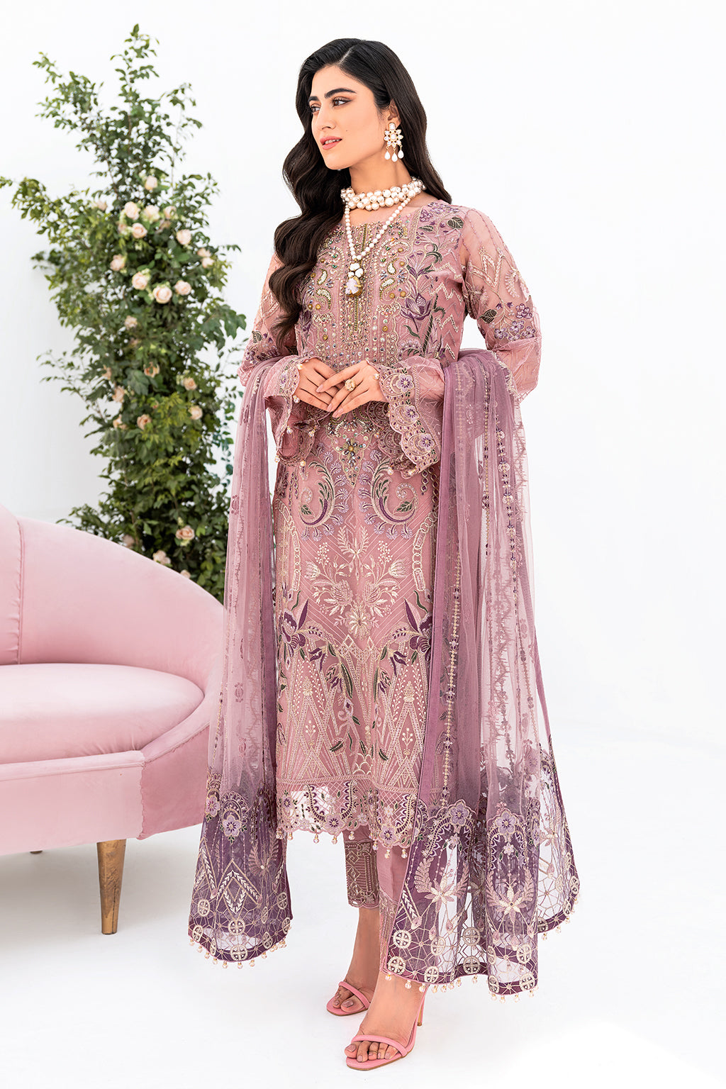 Ramsha | Minhal Organza Collection | M-804 - Pakistani Clothes for women, in United Kingdom and United States