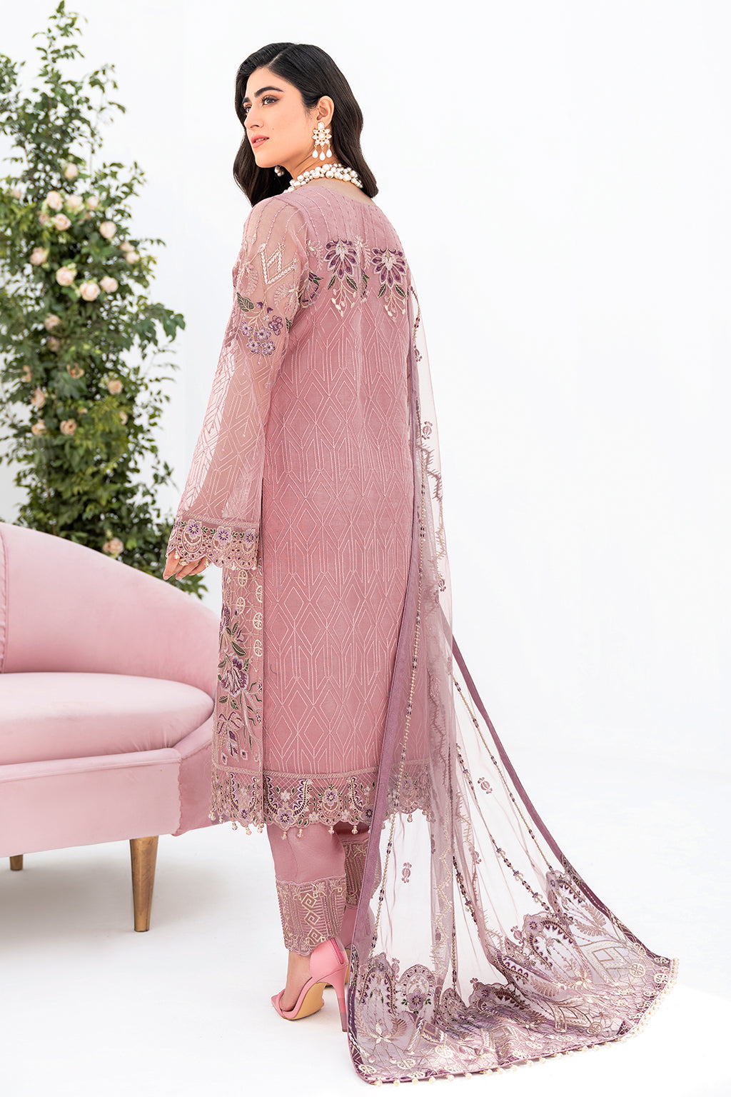 Ramsha | Minhal Organza Collection | M-804 - Pakistani Clothes for women, in United Kingdom and United States