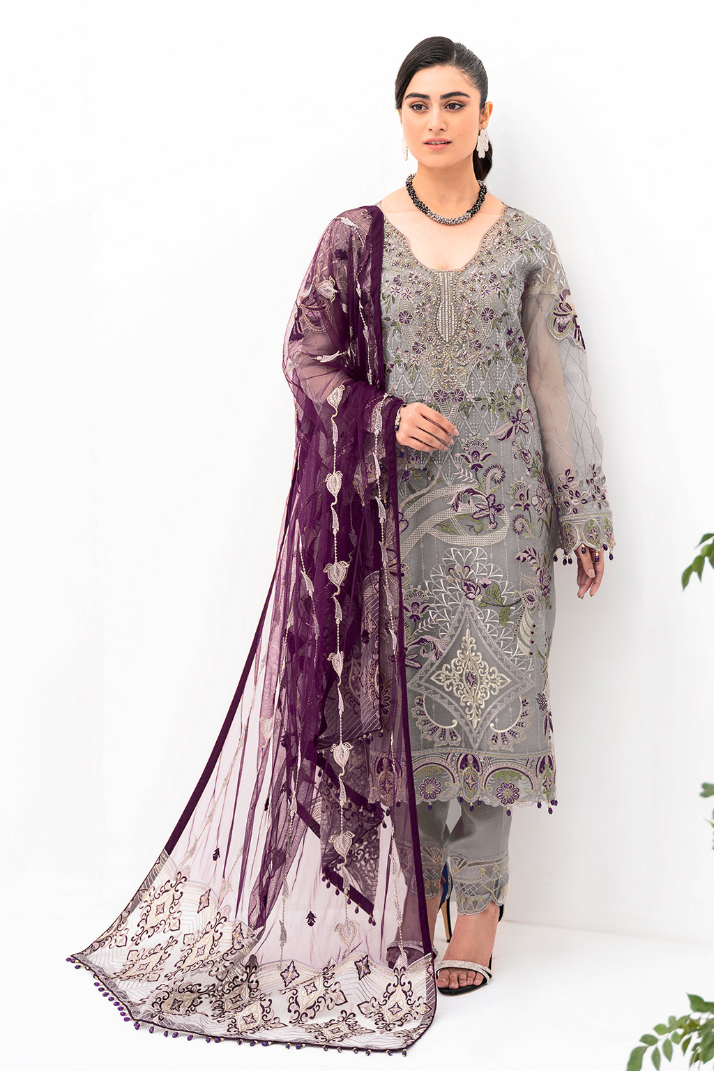 Ramsha | Minhal Organza Collection | M-801 - Pakistani Clothes for women, in United Kingdom and United States