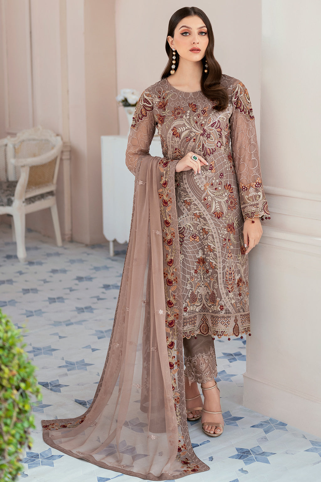 Ramsha | Rangoon Chiffon Collection 24 | D-905 - Pakistani Clothes for women, in United Kingdom and United States