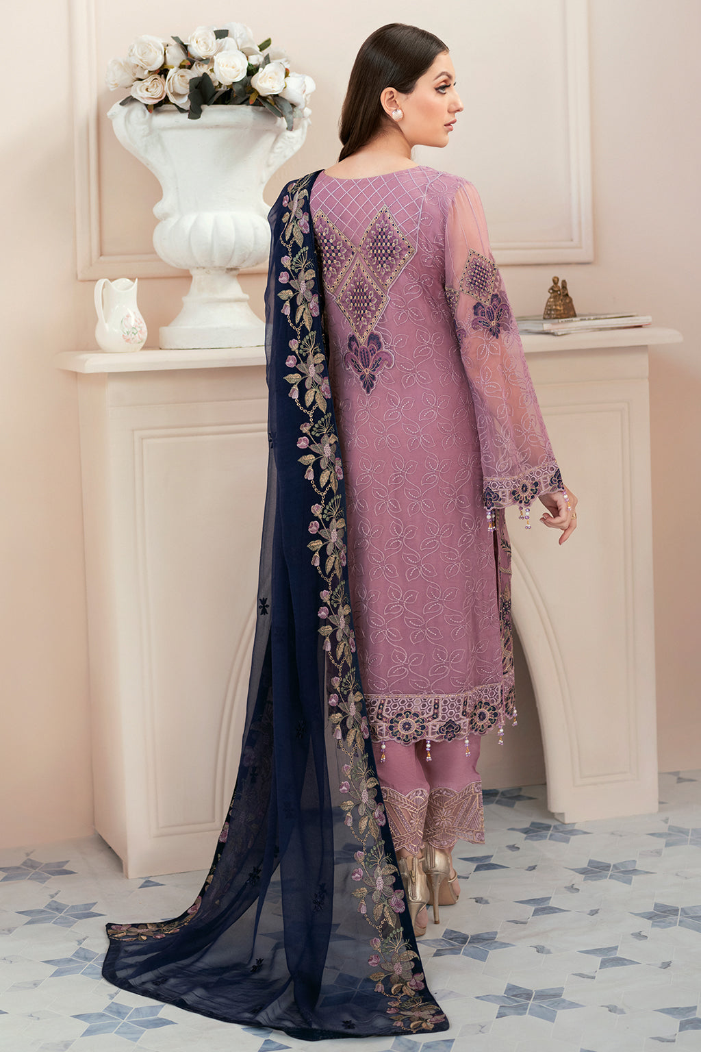 Ramsha | Rangoon Chiffon Collection 24 | D-910 - Pakistani Clothes for women, in United Kingdom and United States