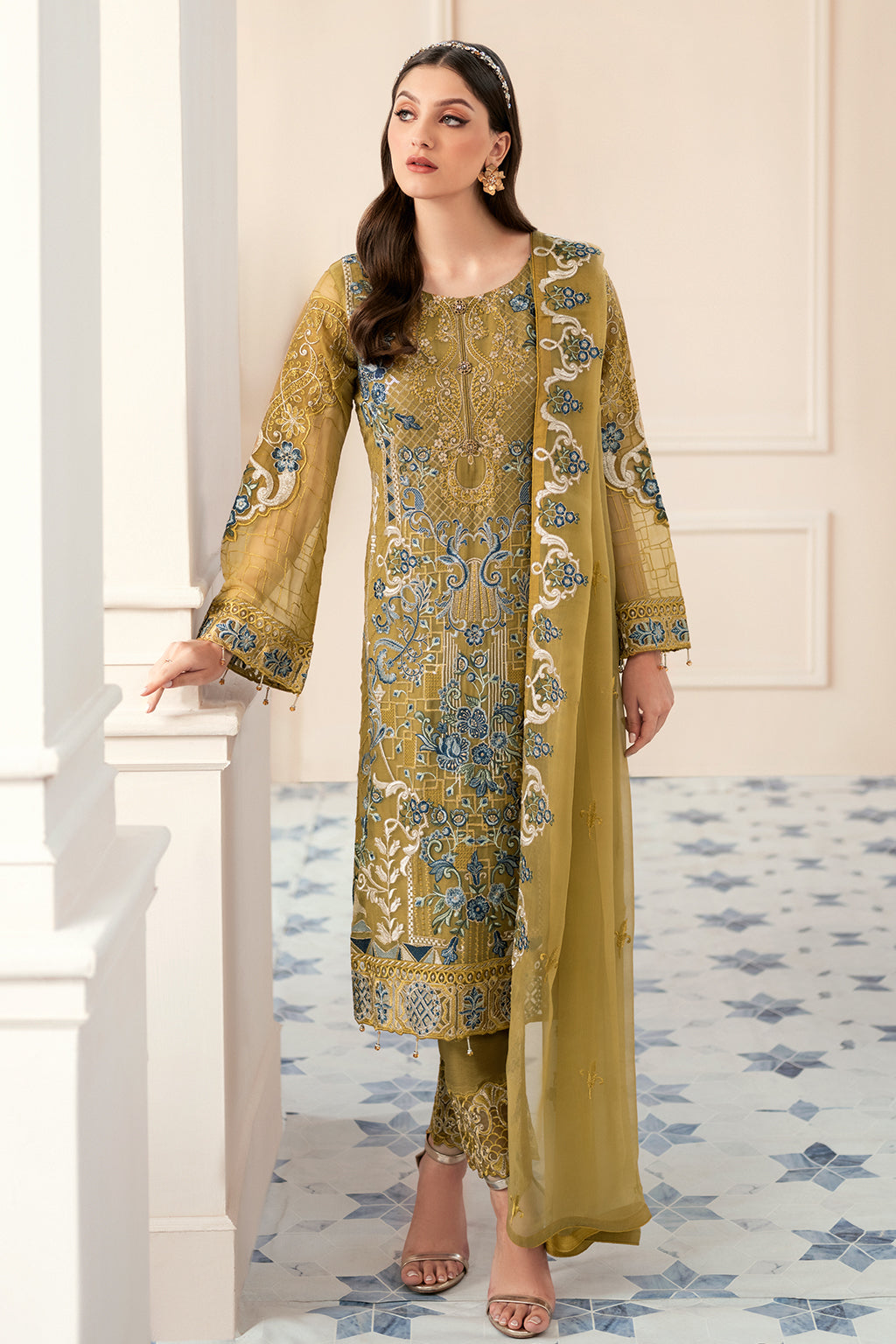 Ramsha | Rangoon Chiffon Collection 24 | D-903 - Pakistani Clothes for women, in United Kingdom and United States