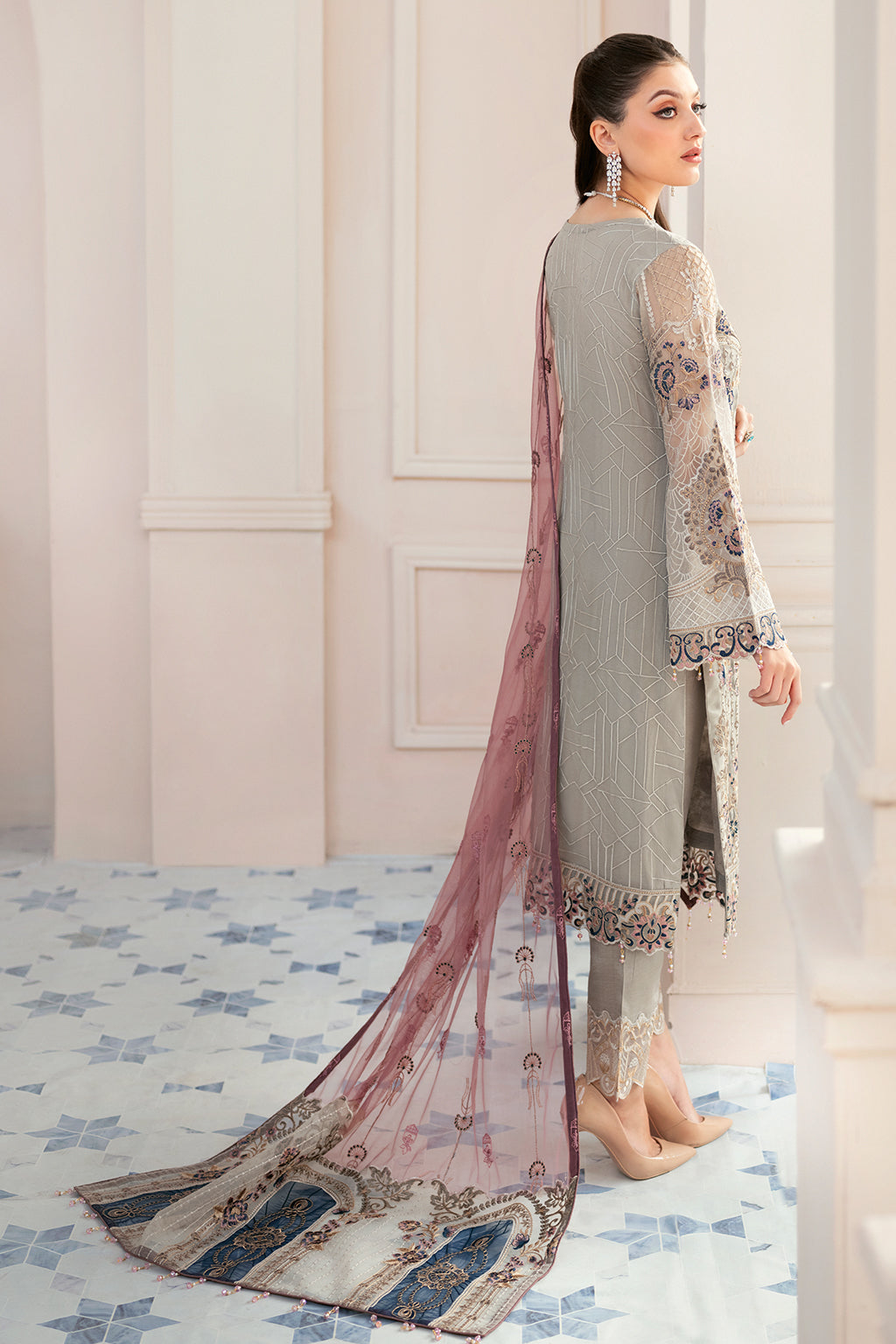 Ramsha | Rangoon Chiffon Collection 24 | D-907 - Pakistani Clothes for women, in United Kingdom and United States