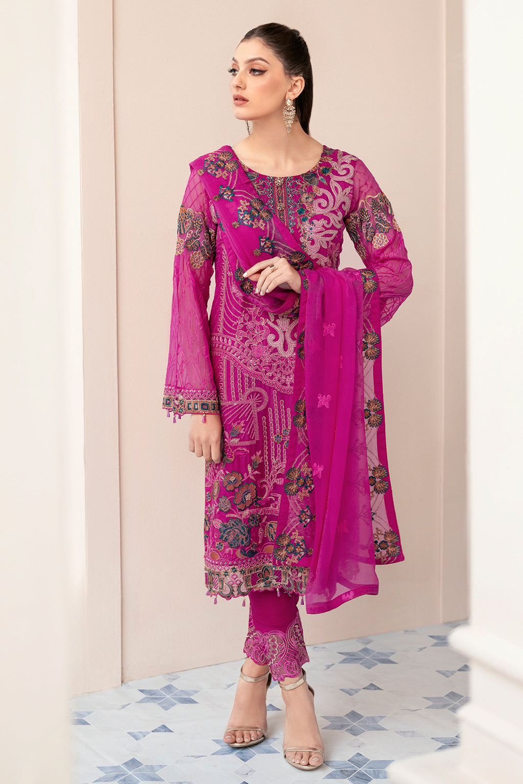 Ramsha | Rangoon Chiffon Collection 24 | D-912 - Pakistani Clothes for women, in United Kingdom and United States