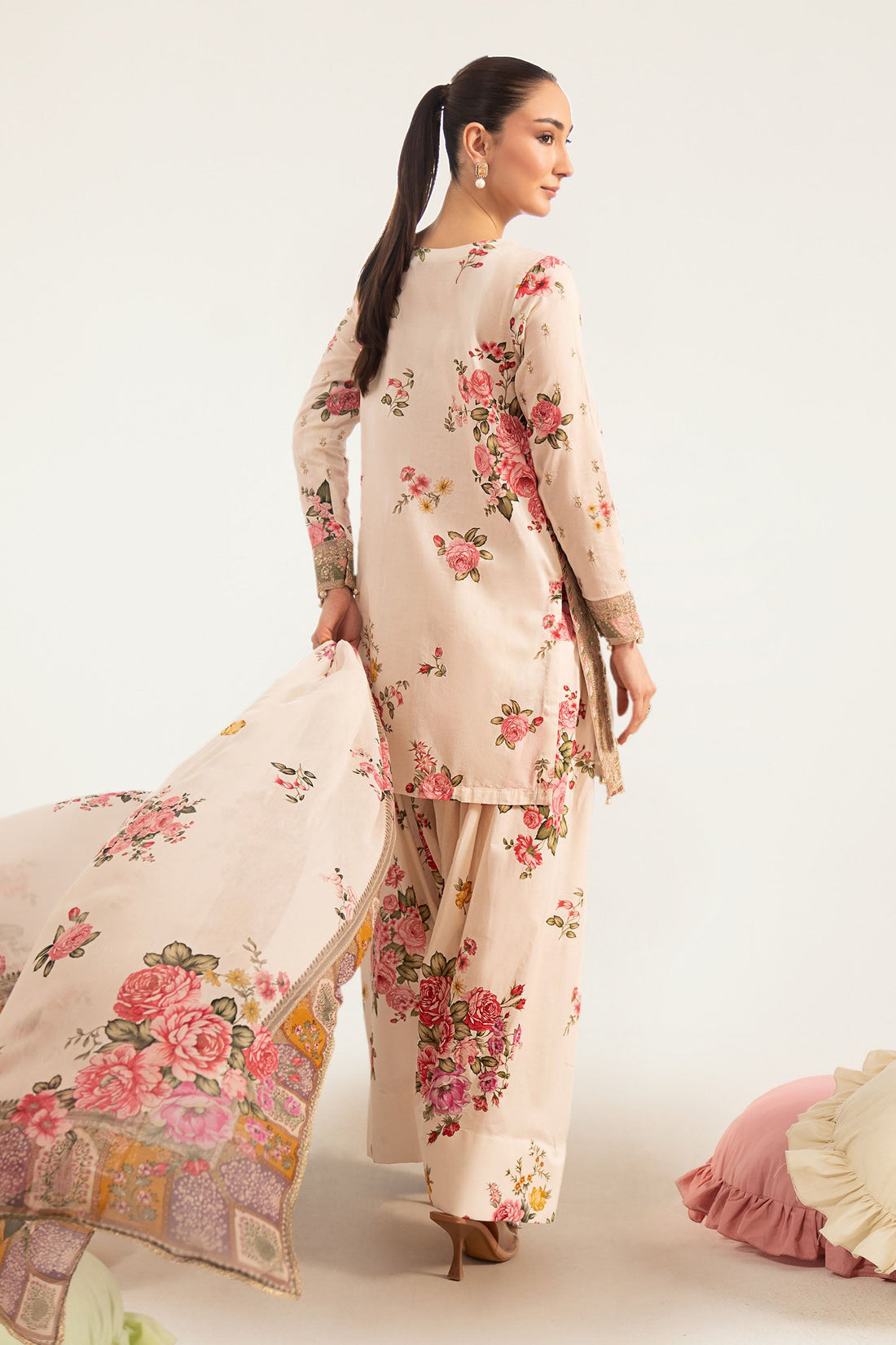 Maria B | Luxury Pret Pre Fall | DW-PF26-10-Off White