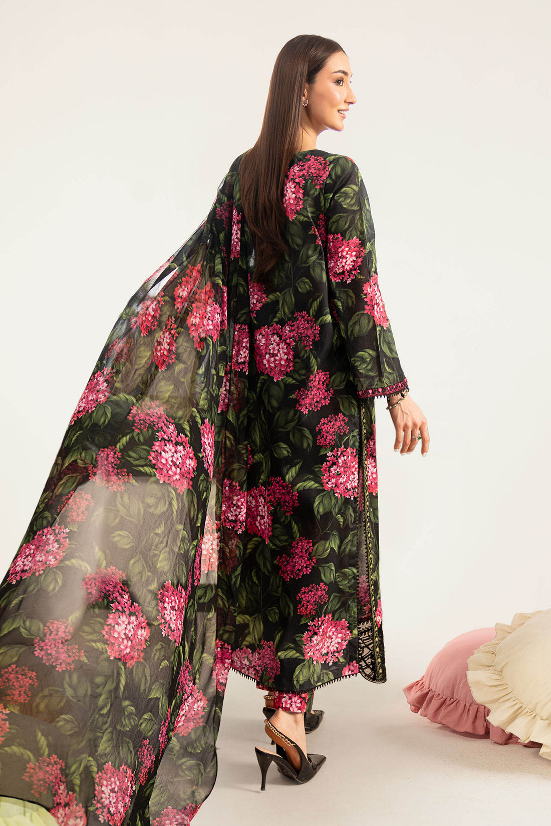 Maria B | Luxury Pret Pre Fall | DW-PF26-15-Black