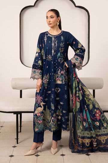 Maria B | Luxury Pret Pre Fall | DW-EA26-11-Blue
