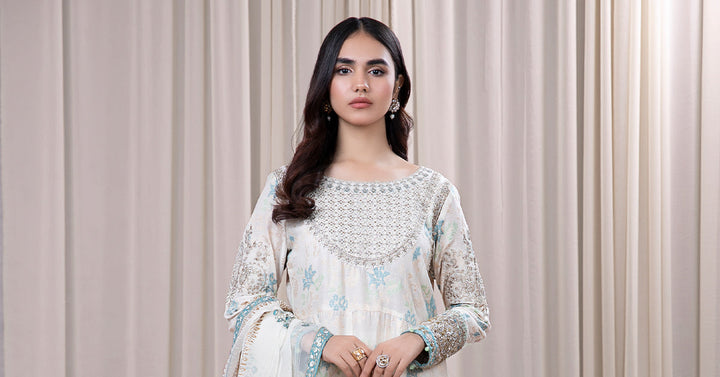 Maria B | Casual Pret 2024 | DW-EF24-56 - Hoorain Designer Wear - Pakistani Designer Clothes for women, in United Kingdom, United states, CA and Australia