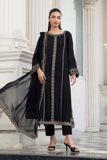 Maria B | Luxury Pret Pre Fall | DW-EF26-106-Black