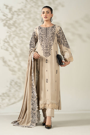 Maria B | Luxury Winter Pret 25 | DW-W25-47-BEIGE